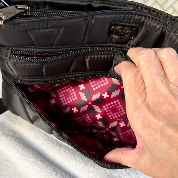Lug Dazzle Crossbody Bag - Black - EUC - Picture 13 of 15